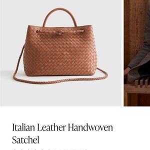Italian handwoven satchel
